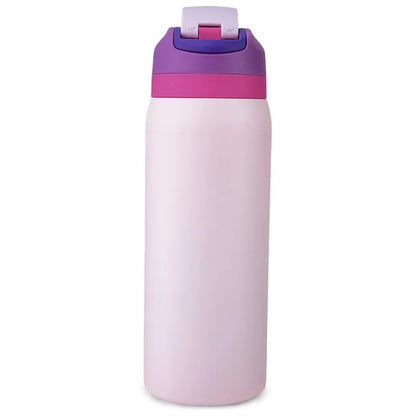 Eazy Kids - Girl Power Bling Stainless Steel Water Bottle - Pink - 948 ml