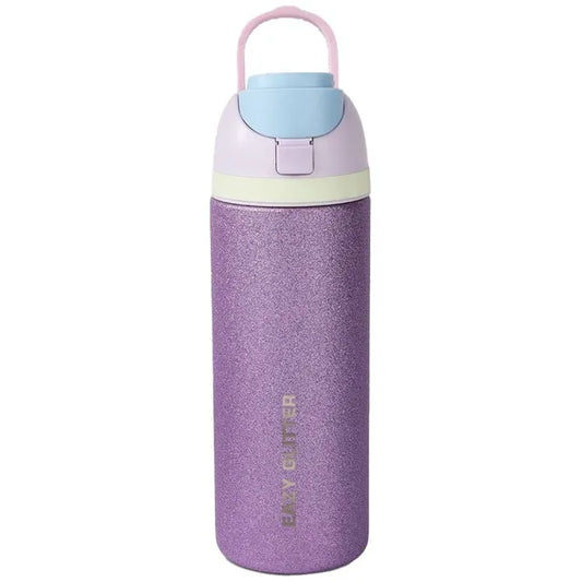 Eazy Kids - Glitter Insulated Stainless Steel Water Bottle - 720 ml