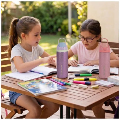 Eazy Kids - Glitter Insulated Stainless Steel Water Bottle - 720 ml