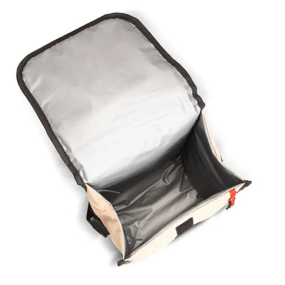 Eazy Kids - Insulated Foldable Lunch Bag - Beige/Brown