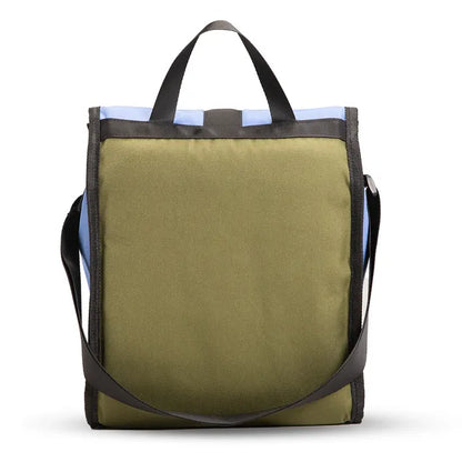Eazy Kids - Insulated Foldable & Stylish Lunch Bag - Blue/Olive