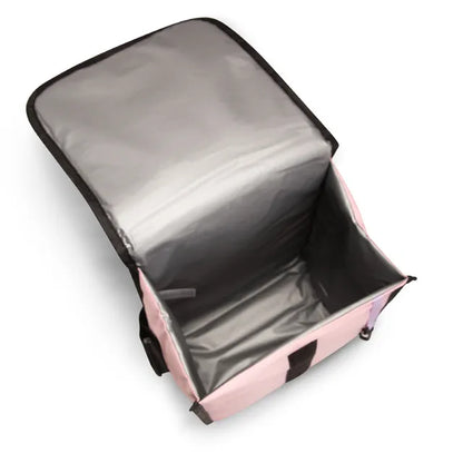 Eazy Kids - Insulated Foldable & Stylish Lunch Bag - Pink /Lavender
