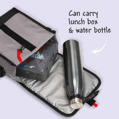 Eazy Kids - Insulated Lunch Bag - Grey/Black
