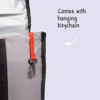 Eazy Kids - Insulated Lunch Bag - Grey/Black