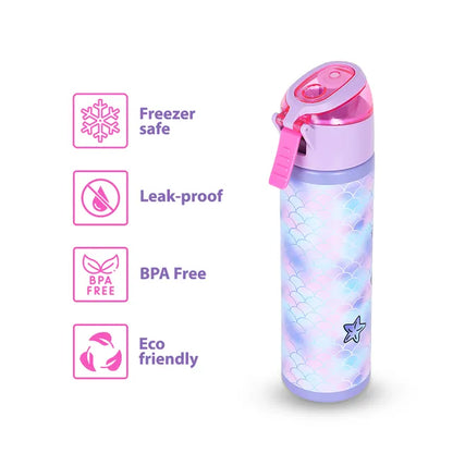 Eazy Kids - Insulated SS Water Bottle With Spray - Mermaid - 640ml
