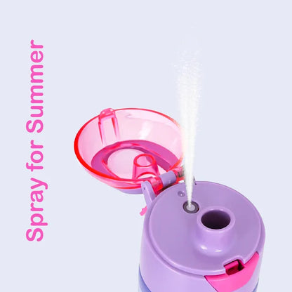 Eazy Kids - Insulated SS Water Bottle With Spray - Mermaid - 640ml