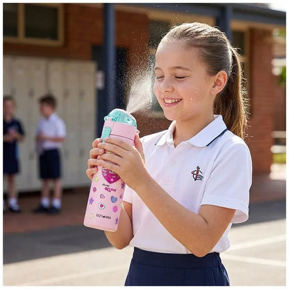 Eazy Kids - Insulated Stainless Steel Spray Water Bottle - Always Believe Pink - 640 ml