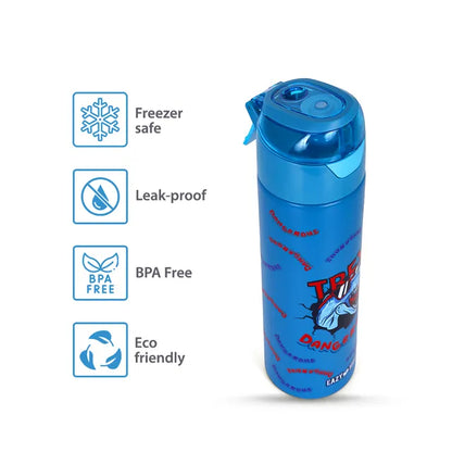 Eazy Kids - Insulated Steel Water Bottle With Spray - Dino - 640ml