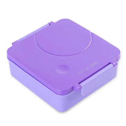 Eazy Kids - Jumbo Bento Lunch Box Set with Stainless Steel Food Jar, Icepack and Lunch Bag
