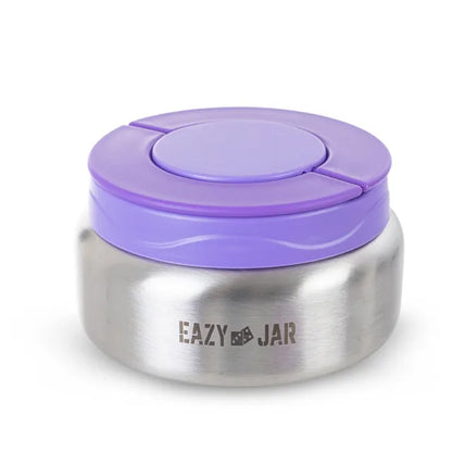 Eazy Kids - Jumbo Bento Lunch Box Set with Stainless Steel Food Jar, Icepack and Lunch Bag