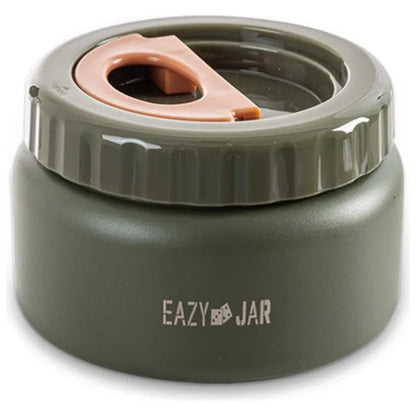 Eazy Kids - Jumbo Bento Lunch Box With Thermos & Dip Jar - Dino Green