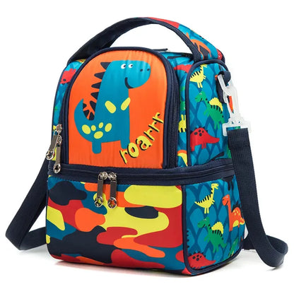 Eazy Kids - Lunch & Picnic bag - Dinosaur Blue