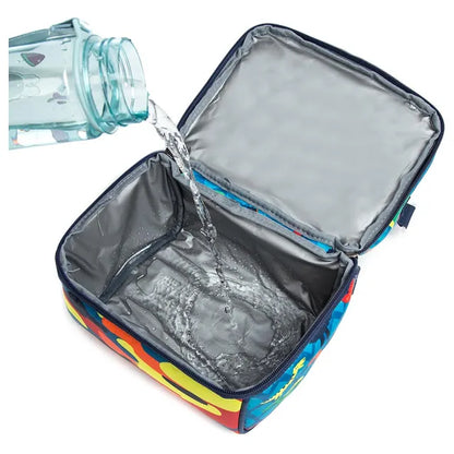 Eazy Kids - Lunch & Picnic bag - Dinosaur Blue