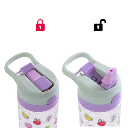 Eazy Kids - Muffin Tritan Water Bottle with Spray 500ml - Purple