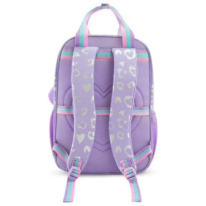 Eazy Kids - 17" School Backpack With Lunch Bag And Pencil Case - Purple