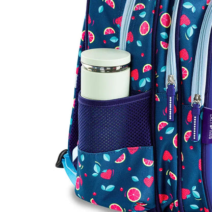 Eazy Kids - 16" School Bag with Pencil Case - Berry Good Blue