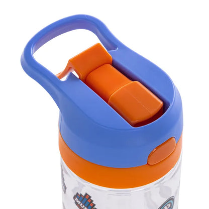 Eazy Kids - Skater Tritan Water Bottle with Spray 500ml - Blue/Orange