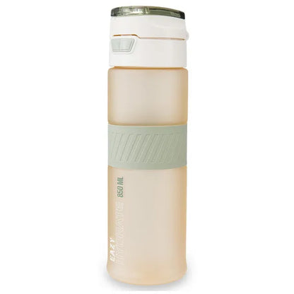 Eazy Kids - Spout Lid And Handle Tritan Water Bottle - Ivory - 850 ml