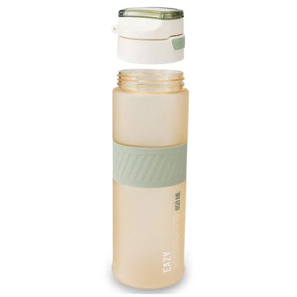 Eazy Kids - Spout Lid And Handle Tritan Water Bottle - Ivory - 850 ml