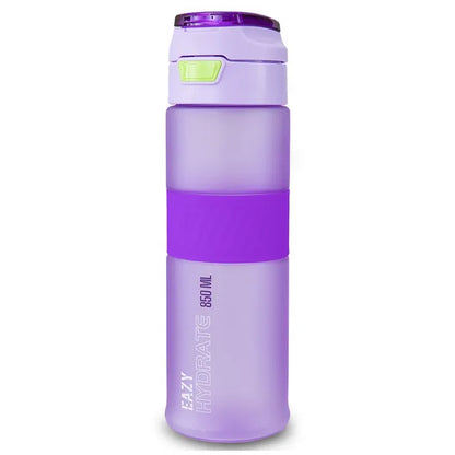 Eazy Kids - Spout Lid And Handle Tritan Water Bottle - Lavender Pulse - 850 ml
