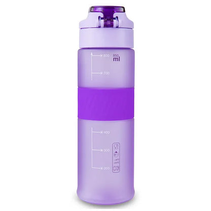 Eazy Kids - Spout Lid And Handle Tritan Water Bottle - Lavender Pulse - 850 ml