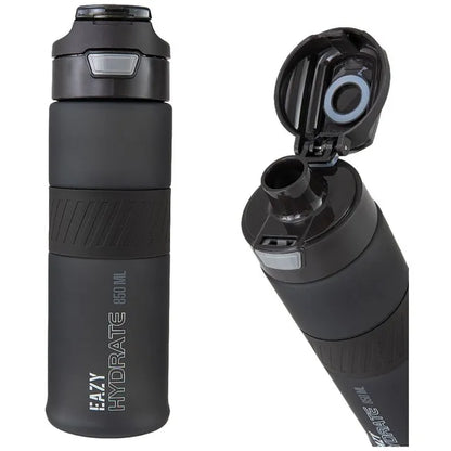 Eazy Kids - Spout Lid And Handle Tritan Water Bottle - Phantom Black - 850 ml