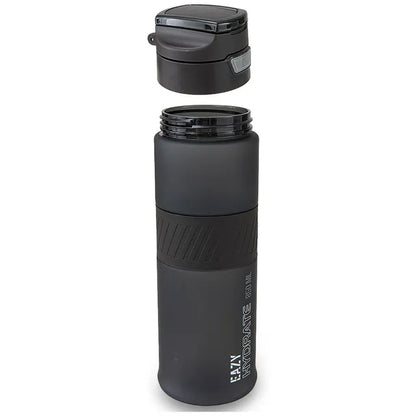 Eazy Kids - Spout Lid And Handle Tritan Water Bottle - Phantom Black - 850 ml