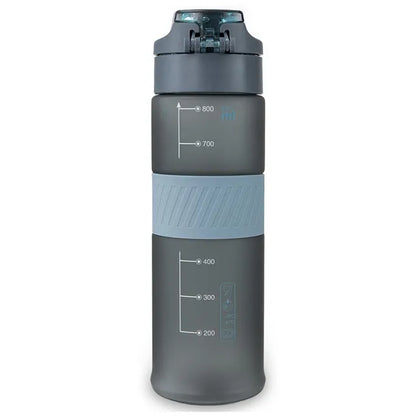 Eazy Kids - Spout Lid And Handle Tritan Water Bottle - Storm Navy - 850 ml