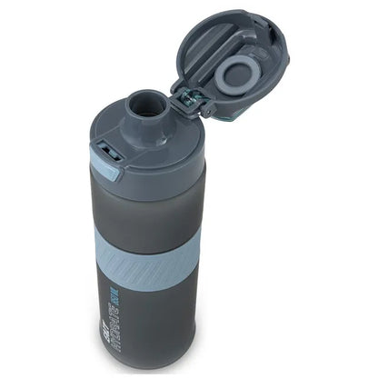 Eazy Kids - Spout Lid And Handle Tritan Water Bottle - Storm Navy - 850 ml