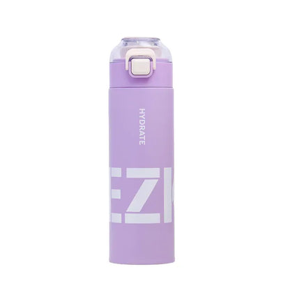 Eazy Kids - Stainless Steel Insulated Travel Water Bottle - 550ml - Purple