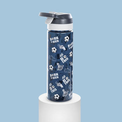 Eazy Kids - Tritan Water Bottle with Spray Function - Football - 750ml