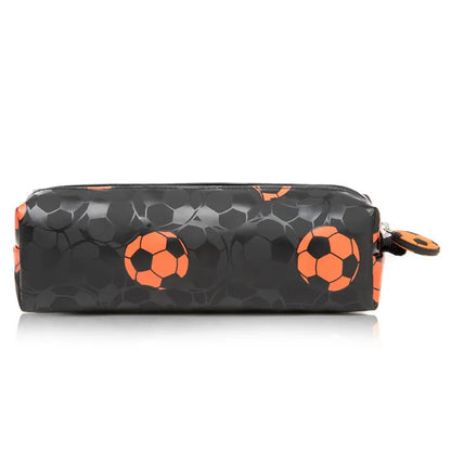 Eazy Kids - 18" Trolley School Bag 3Pc Set - Football Black