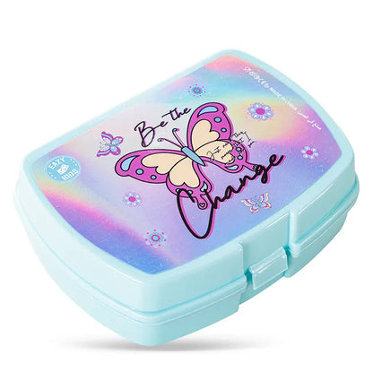 Eazy Kids - Trolley School Bag Combo 5Pc Set - Butterfly