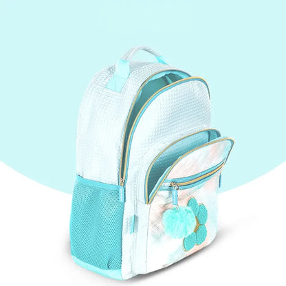 Eazy Kids - 18" Backpack with Lunch Bag & Pencil Case - Flora Green