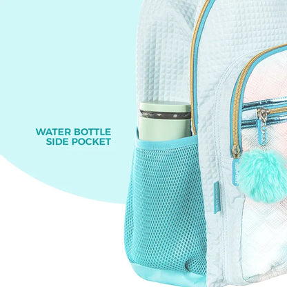 Eazy Kids - 18" Backpack with Lunch Bag & Pencil Case - Flora Green