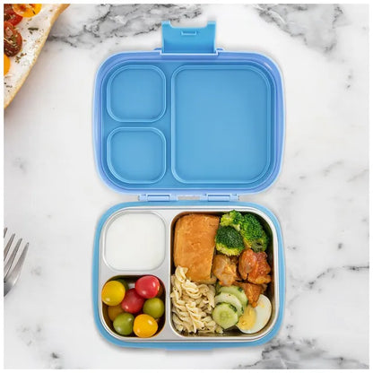 Eazy Kids - 3 Compartment Stainless Steel Lunch Box 710 ml