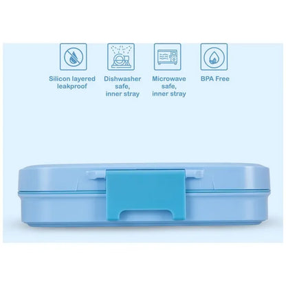 Eazy Kids - 3 Compartment Stainless Steel Lunch Box 710 ml