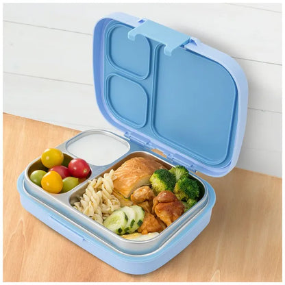 Eazy Kids - 3 Compartment Stainless Steel Lunch Box 710 ml