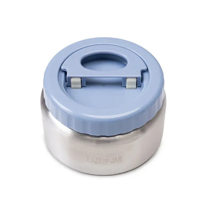 Eazy Kids - 4 Compartments Jumbo Bento Lunch Box With Thermos & Dip Jar