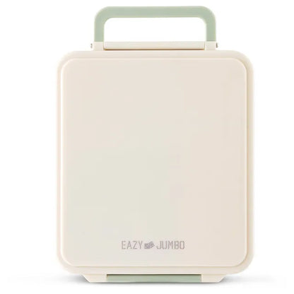 Eazy Kids - 4 Compartments Jumbo Bento Lunch Box With Thermos & Dip Jar
