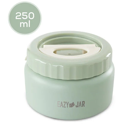 Eazy Kids - 4 Compartments Jumbo Bento Lunch Box With Thermos & Dip Jar