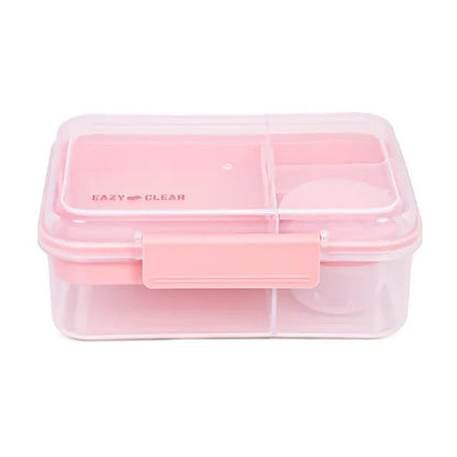 Eazy Kids - 3/4/5 Compartment Convertible 1650ml Bento Lunch Box with 150ml Gravy Bowl