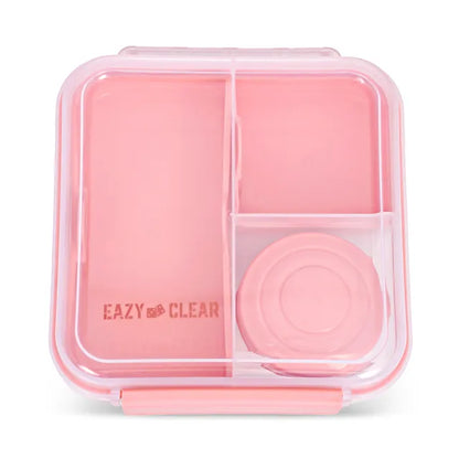 Eazy Kids - 3/4/5 Compartment Convertible 1250ml Bento Lunch Box With 150ml Gravy Bowl