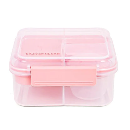 Eazy Kids - 3/4/5 Compartment Convertible 1250ml Bento Lunch Box With 150ml Gravy Bowl