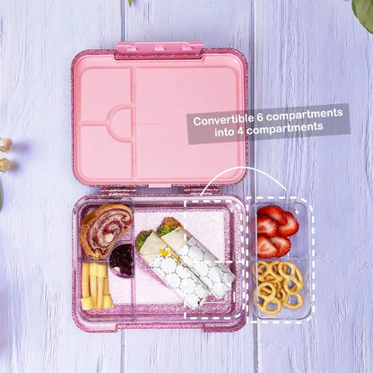 Eazy kids - 6 And 4 Convertible Bento Lunch Box