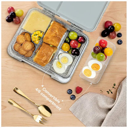 Eazy kids - 6 And 4 Convertible Bento Lunch Box