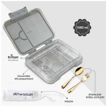 Eazy kids - 6 And 4 Convertible Bento Lunch Box