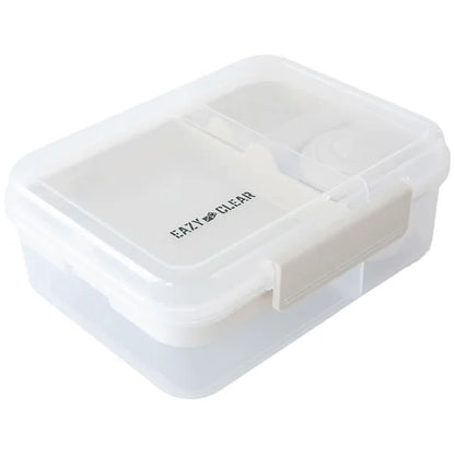 Eazy Kids - 3/4/5 Compartment Convertible 1650ml Bento Lunch Box with 150ml Gravy Bowl