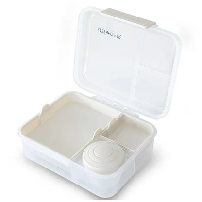 Eazy Kids - 3/4/5 Compartment Convertible 1650ml Bento Lunch Box with 150ml Gravy Bowl