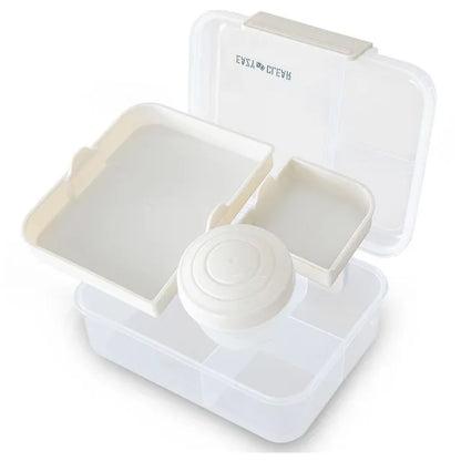 Eazy Kids - 3/4/5 Compartment Convertible 1650ml Bento Lunch Box with 150ml Gravy Bowl